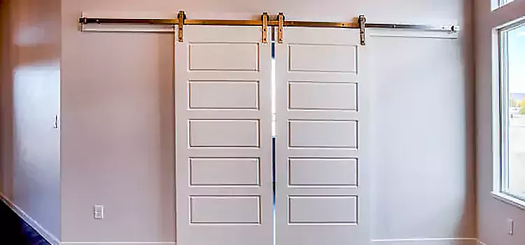 Glass Barn Door with Installation Hardware Kit Kent